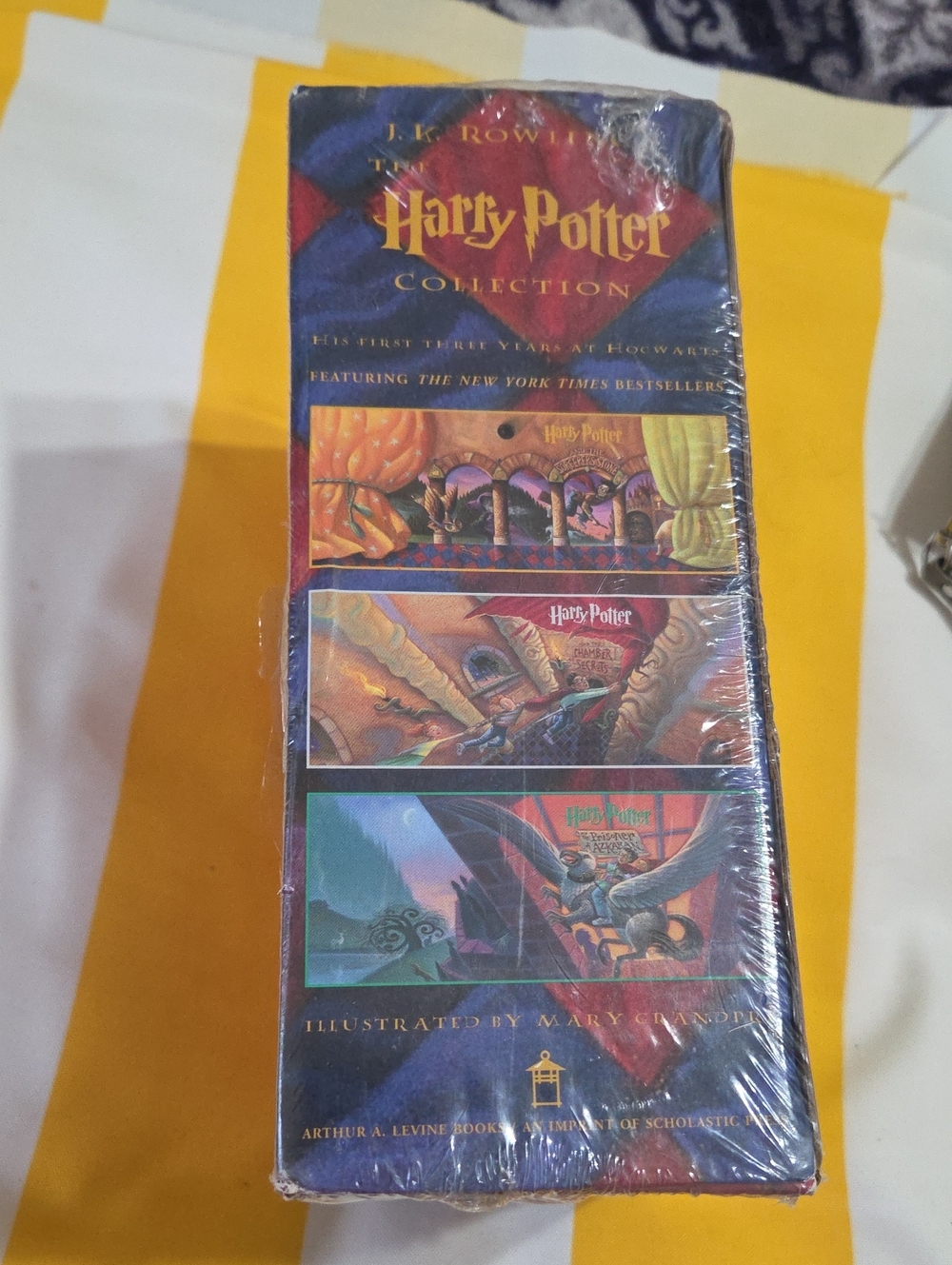 NEW Vintage Harry Potter Hardcover Collection Box Set Books 1-3
